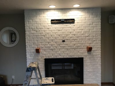 White Painted Bricks